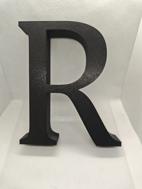 Personalizowana literka 3D 24 cm z imieniem i dekoracjami | Piórko3D