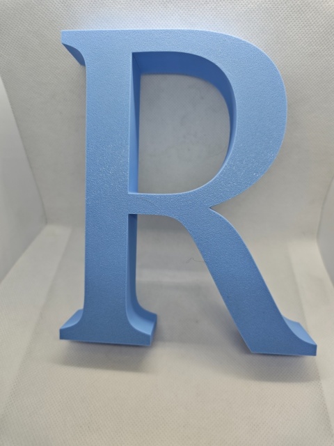 Personalizowana literka 3D 30 cm z imieniem i dekoracjami | Piórko3D