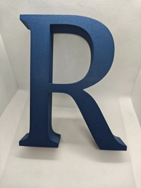 Personalizowana literka 3D 30 cm z imieniem i dekoracjami | Piórko3D
