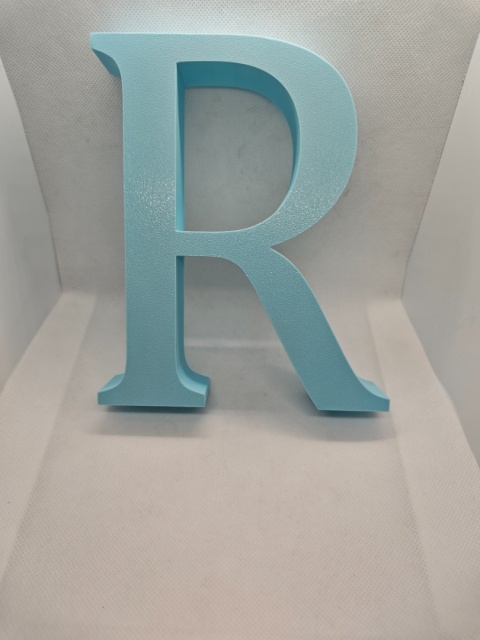 Personalizowana literka 3D 30 cm z imieniem i dekoracjami | Piórko3D