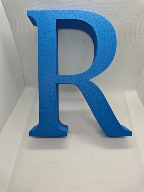 Personalizowana literka 3D 30 cm z imieniem i dekoracjami | Piórko3D